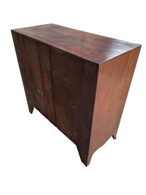 Lot 9 - Regency mahogany chest of two short over three long drawers on bracket feet, 107w x 48d x 106h