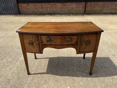 Lot 20 - Early 20th century mahogany side board, 120w x 60d x 83h