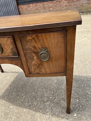 Lot 20 - Early 20th century mahogany side board, 120w x 60d x 83h