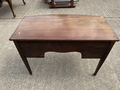 Lot 20 - Early 20th century mahogany side board, 120w x 60d x 83h