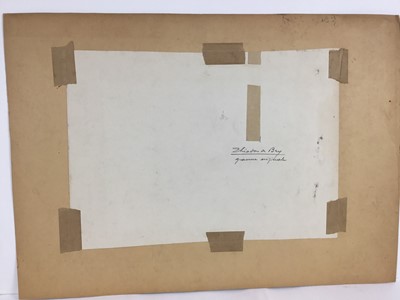 Lot 84 - David Hill (1914-1977), pen and wash 'Peniche 1959' 25 x 34cm, together with other works depicting Pencihe and various other landscape studies in a variety of media (37)