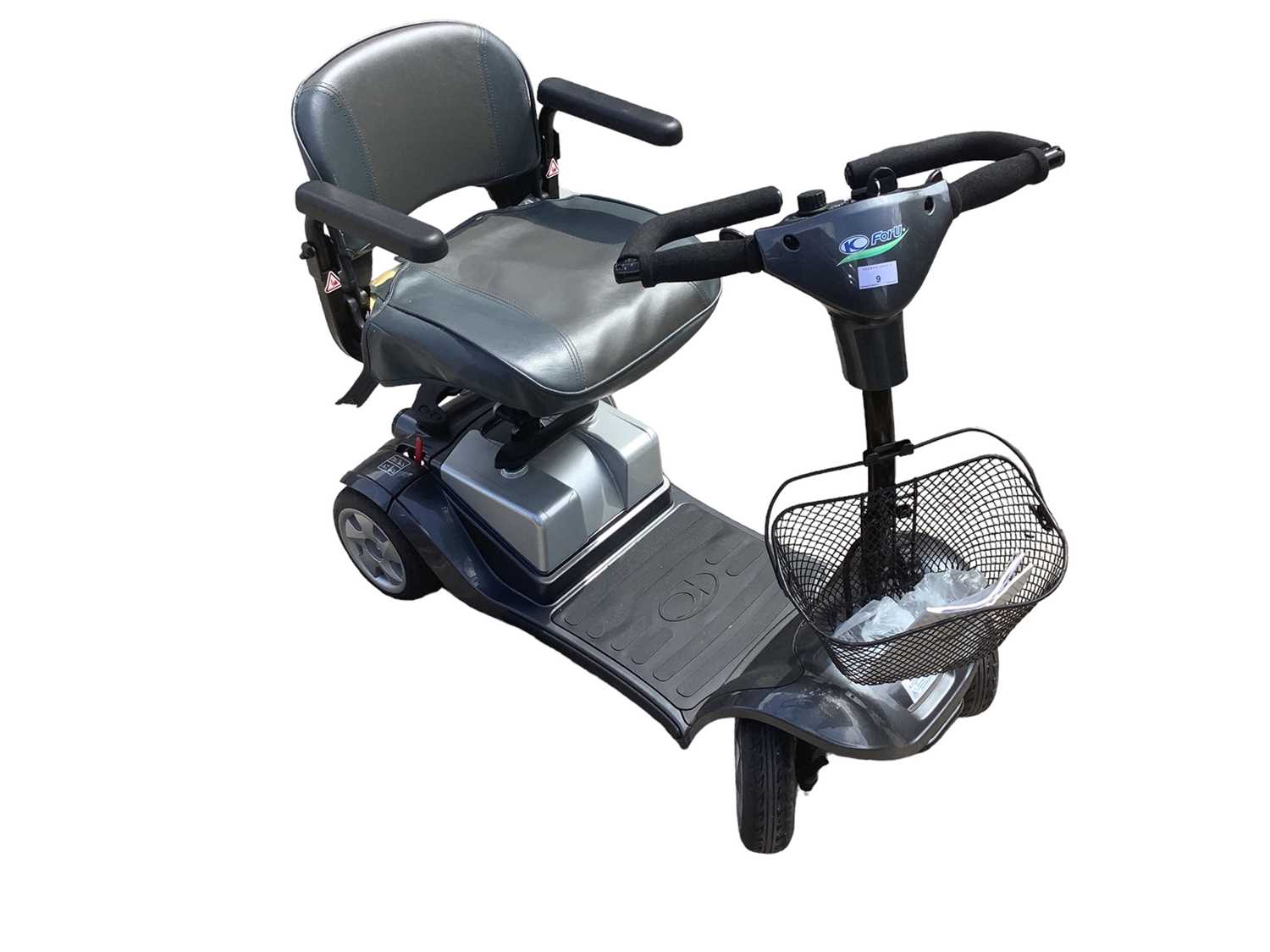 Lot 9 - Kymco Mini S ForU mobility scooter (no charger) includes keys together with a Aidapt Wheelchair
