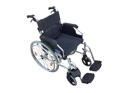 Lot 9 - Kymco Mini S ForU mobility scooter (no charger) includes keys together with a Aidapt Wheelchair