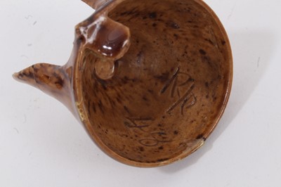 Lot 43 - Rye pottery treacle-glazed Sussex pig