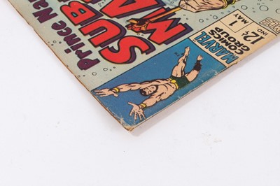 Lot 9 - Marvel Comics Prince Namor, The Sub Mariner #1 (1968). First solo appearance and origin story, priced 12 cents. (1)
