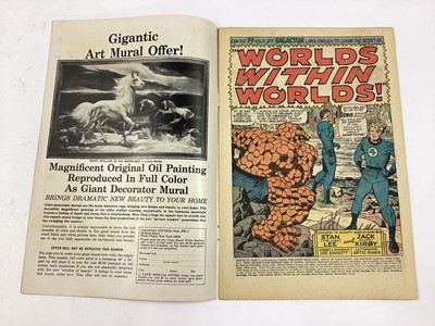 Lot 28 - Marvel Comics Fantastic Four (1968). Issues 72, 73, 74 and 75. To include issue 72 Silver Surfer and watcher apperance , and issue 74 Galactus apperance. All priced 12 cents. (4)