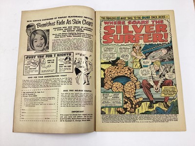 Lot 28 - Marvel Comics Fantastic Four (1968). Issues 72, 73, 74 and 75. To include issue 72 Silver Surfer and watcher apperance , and issue 74 Galactus apperance. All priced 12 cents. (4)