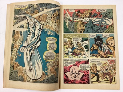 Lot 28 - Marvel Comics Fantastic Four (1968). Issues 72, 73, 74 and 75. To include issue 72 Silver Surfer and watcher apperance , and issue 74 Galactus apperance. All priced 12 cents. (4)