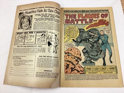 Lot 28 - Marvel Comics Fantastic Four (1968). Issues 72, 73, 74 and 75. To include issue 72 Silver Surfer and watcher apperance , and issue 74 Galactus apperance. All priced 12 cents. (4)