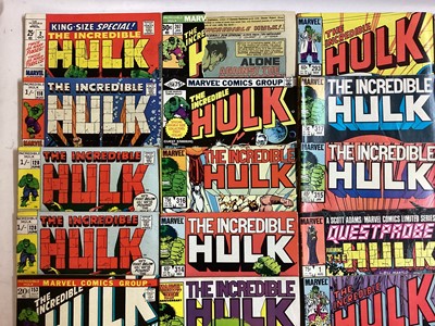 Lot 41 - Marvel Comics The Incredible Hulk (1970's - 1990's). Group of Incredible Hulk to include issue #118, 128, 200 and 393 the 30th anniversary special. English and American price varients. Approximatel...