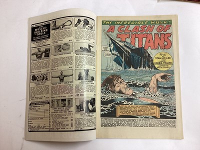 Lot 41 - Marvel Comics The Incredible Hulk (1970's - 1990's). Group of Incredible Hulk to include issue #118, 128, 200 and 393 the 30th anniversary special. English and American price varients. Approximatel...