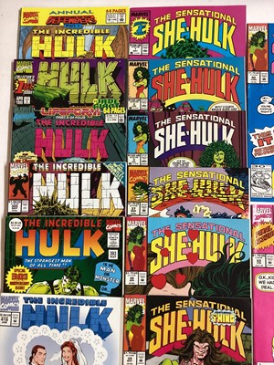 Lot 41 - Marvel Comics The Incredible Hulk (1970's - 1990's). Group of Incredible Hulk to include issue #118, 128, 200 and 393 the 30th anniversary special. English and American price varients. Approximatel...