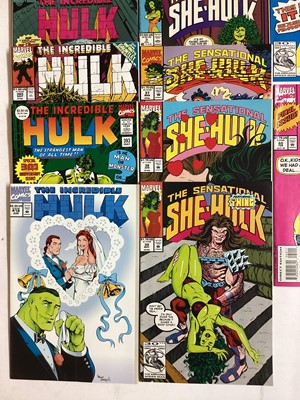 Lot 41 - Marvel Comics The Incredible Hulk (1970's - 1990's). Group of Incredible Hulk to include issue #118, 128, 200 and 393 the 30th anniversary special. English and American price varients. Approximatel...