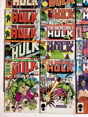Lot 41 - Marvel Comics The Incredible Hulk (1970's - 1990's). Group of Incredible Hulk to include issue #118, 128, 200 and 393 the 30th anniversary special. English and American price varients. Approximatel...