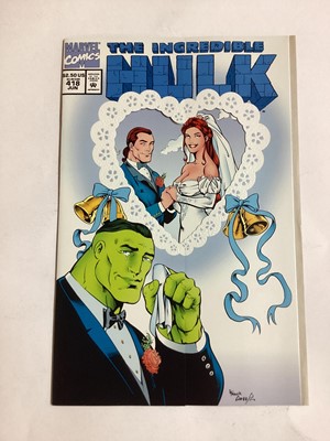 Lot 41 - Marvel Comics The Incredible Hulk (1970's - 1990's). Group of Incredible Hulk to include issue #118, 128, 200 and 393 the 30th anniversary special. English and American price varients. Approximatel...