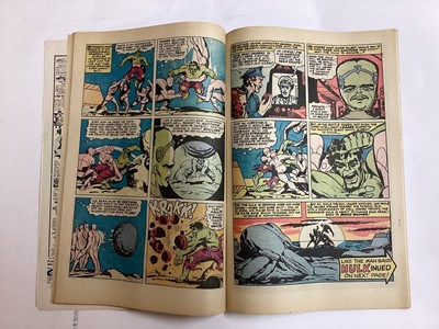 Lot 41 - Marvel Comics The Incredible Hulk (1970's - 1990's). Group of Incredible Hulk to include issue #118, 128, 200 and 393 the 30th anniversary special. English and American price varients. Approximatel...