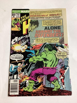 Lot 41 - Marvel Comics The Incredible Hulk (1970's - 1990's). Group of Incredible Hulk to include issue #118, 128, 200 and 393 the 30th anniversary special. English and American price varients. Approximatel...