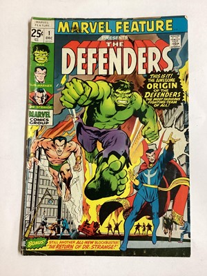 Lot 40 - Marvel Comics Marvel Feature presents The Defendes #1 and #2 (1971 and 1972). The first and second apperance of The Defendes and origin. Both priced 25 cents. (2)