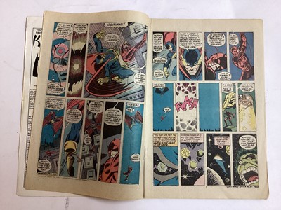 Lot 53 - Marvel Comics Giant-Sized Defenders (1974 and 1975). Complete run from issues 1 - 5. Issue 3, first Korvac apperance. Together with The Defenders king sized annual #1 (1976). Also to include The In...