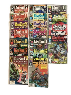 Lot 63 - Marvel Comics The Punisher #1 (1986). 1 in a four issue limited series, to include an incomplete run from issue 1 - 50 (1987 - 1991). Together with The Punisher #75 (1993) and others.
