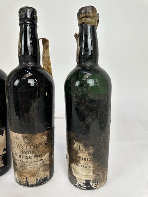 Lot 51 - Port - five bottles, Taylor's 1970, bottled 1972, owc