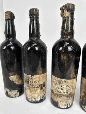 Lot 51 - Port - five bottles, Taylor's 1970, bottled 1972, owc