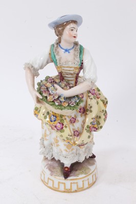 Lot 62 - A pair of German porcelain figures