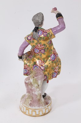 Lot 62 - A pair of German porcelain figures
