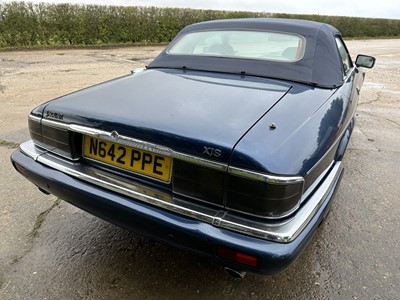 Lot 10 - 1995 Jaguar XJS 4.0 Convertible, 3980cc engine, reg. N642 PPE
