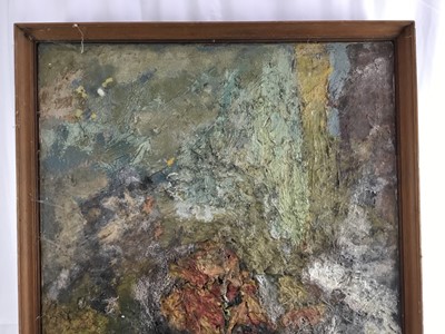 Lot 11 - John Hooper: oil on canvas, abstract portrait study, 61x76cm