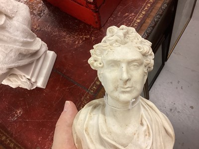 Lot 30 - Early 19th century Samuel Alcock & Co. bust of George IV