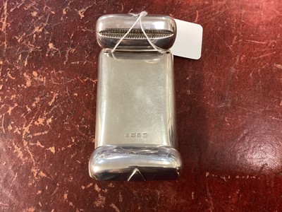 Lot 8 - First World War British officer's and aristocrat's silver combined double ended cigarette case and Vesta case