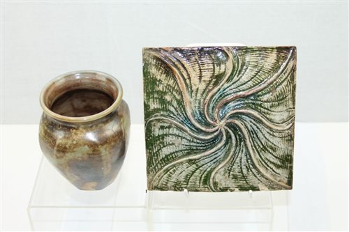 Lot 2189 - Late Victorian Martin Brothers tile with...