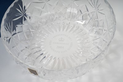Lot 37 - H.M. Queen Elizabeth II, Royal Scott Crystal bowl 2004