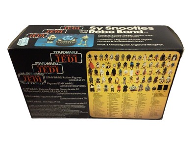 Lot 114 - Palitoy Tri Logo Star Wars Return of the Jedi Endor Forest Ranger & Sy Snootles and the Reno Band, boxed (2)