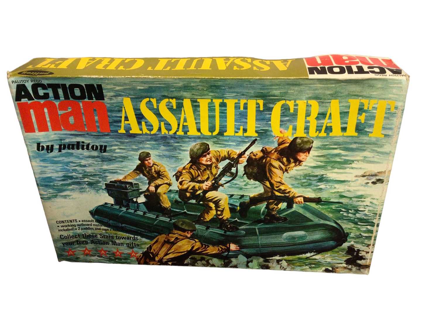 Lot 71 - Palitoy Action Man Assault Craft, boxed with original inset packaging No.34132 (lid worn edges) (1)