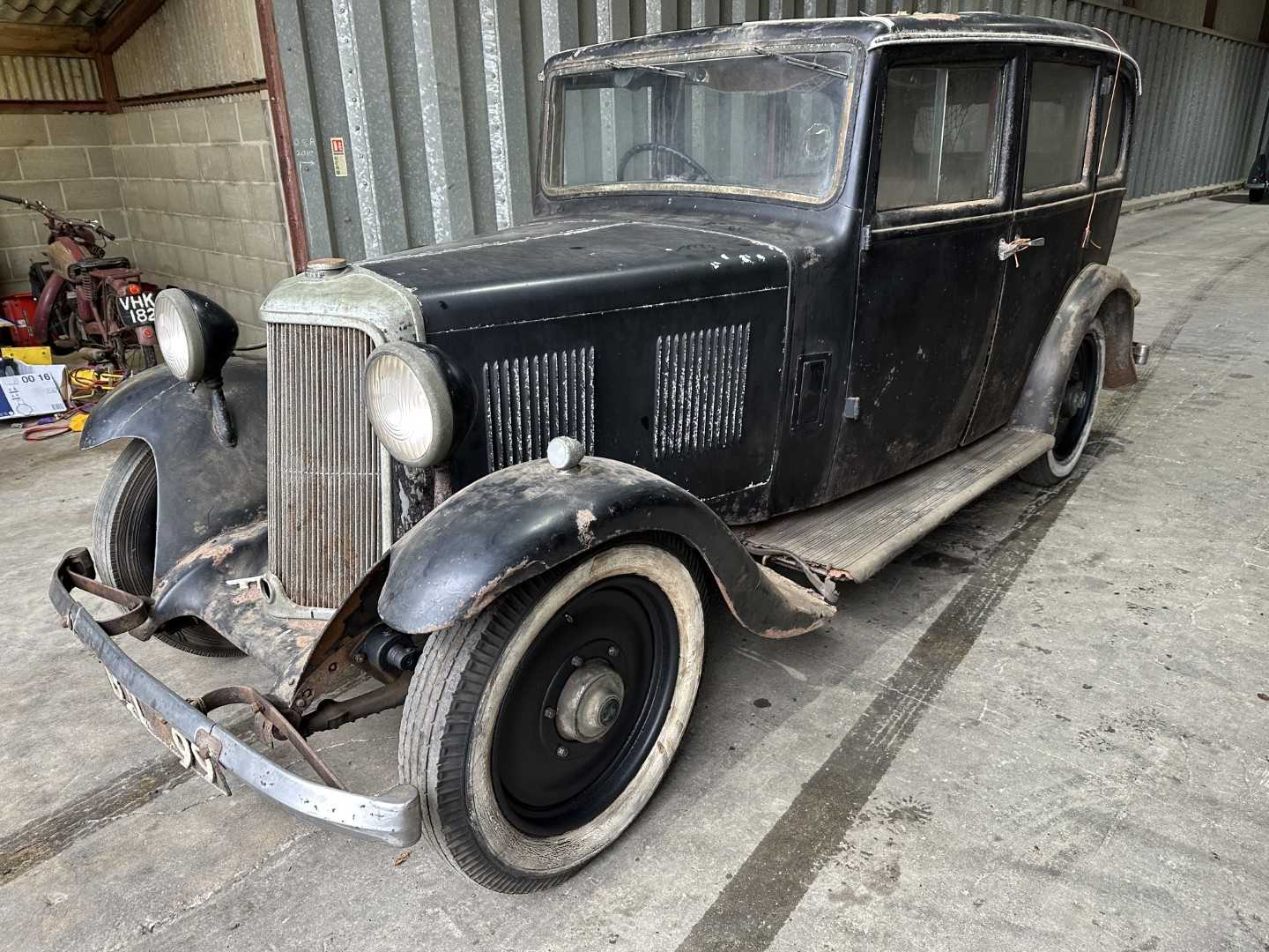 Lot 1 - 1935 Armstrong Siddeley 12hp saloon, 1434cc engine, reg. BEL 699