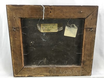 Lot 8 - Henry Dawson, 19th century oil on board of a rural cottage, 15cm x 19cm, in gilt frame