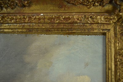 Lot 1202 - Robert Burrows (1810-1883) oil on canvas - Rural Cottage, signed, in gilt frame