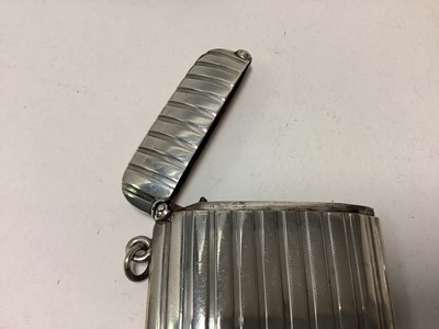 Lot 65 - Four Edwardian and later silver Vesta cases various (4)