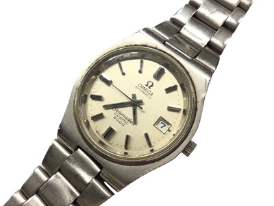 Lot 1050 - Omega Automatic Seamaster Cosmic 2000 stainless steel wristwatch in box