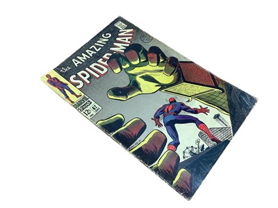 Lot 30 - Marvel Comics The Amazing Spider-Man, 1960's (English and American price variants). To include #44 - second apperance of Curt Connors as the Lizard, #62 - Medusa cover, #67 - first apperance of Ran...