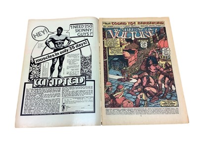Lot 17 - Marvel Comics Conan the Barbarian, 1973 (English price variants). #23 - first apperance/cameo of Red Sonja together with #24 - first cover and second apperance of Red Sonja. (2)