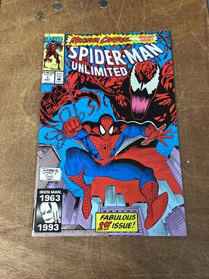 Lot 47 - Marvel Comics Spider-Man "Maximum Carnage" complete storyline part 1 - 14, 1993 (American price variants). Part 2 back and front cover is detached. (14)