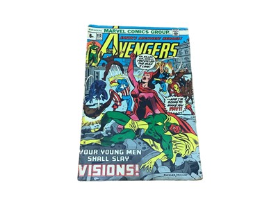 Lot 16 - Marvel Comics The Avengers #112 #113 (1973) (UK Price Variant) First and second appearance of Mantis and first appearance of Pantha
