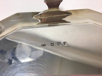 Lot 407 - Dodecagonal silver salver with engraved signatures