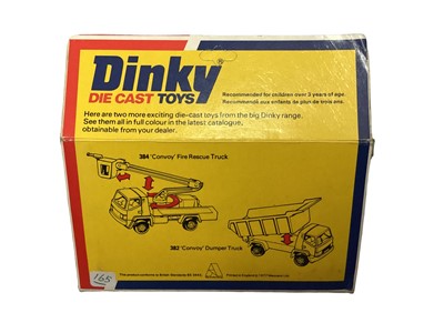 Lot 55 - Corgi (c1979) diecast X1 Rocketron No.D2023 & Dinky Convoy Army Truck No.687, both in window boxes (2)