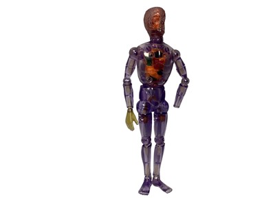Lot 372 - Denys Fisher 1970's action figures Cyborg & Muton (hand missing) pre circa to Micronauts, loose (2)