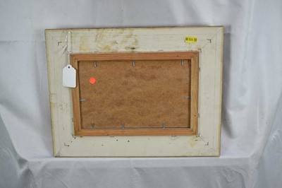 Lot 25 - Manner of Diana Armfield (b.1920) oil on board - Extensive Landscape, bearing initials, 15cm x 23.5cm, framed