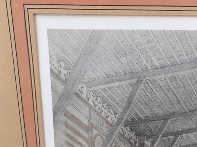 Lot 46 - After David Roberts tinted lithograph - ‘Bazaar of the Silk Mercer's, Cairo’, L. Haighe lith. 50cm x 34cm, in glazed frame